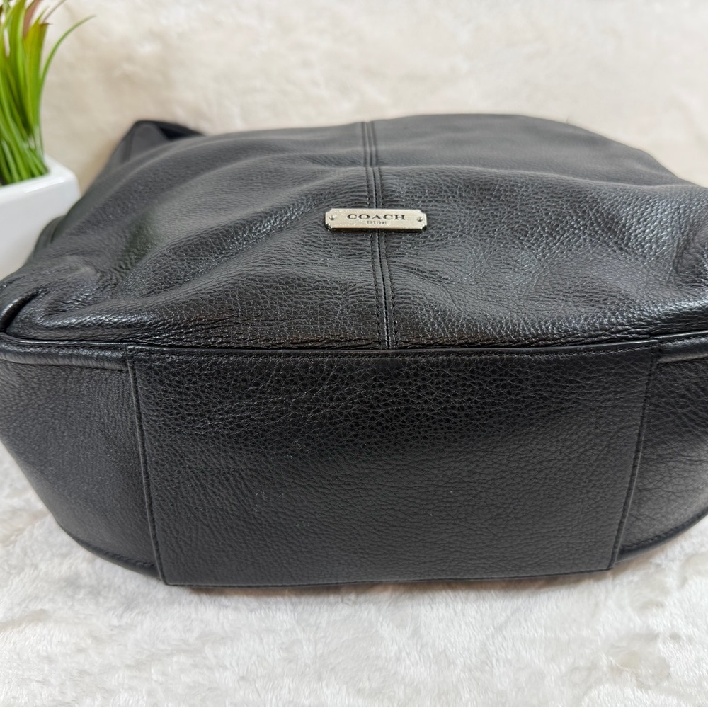 Coach Black Leather Hobo Bag - Picture 3 of 5